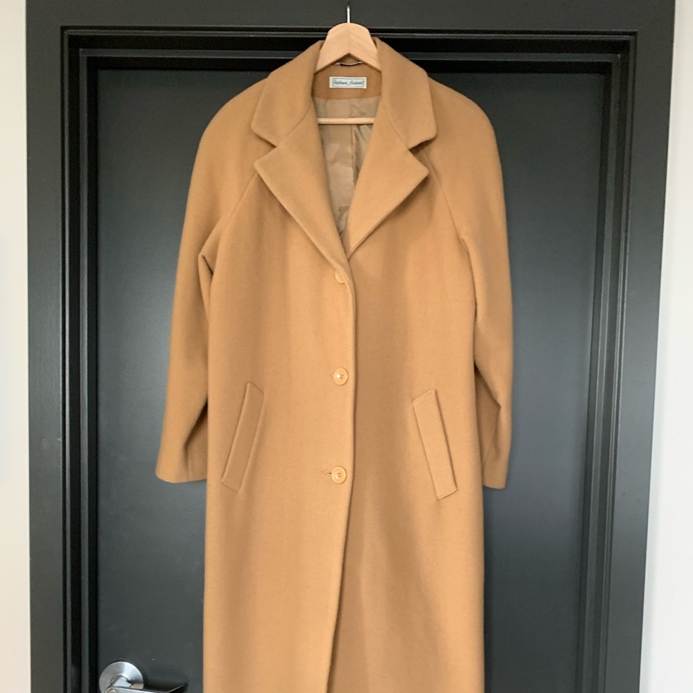 Vintage EUC Wool Camel Coat